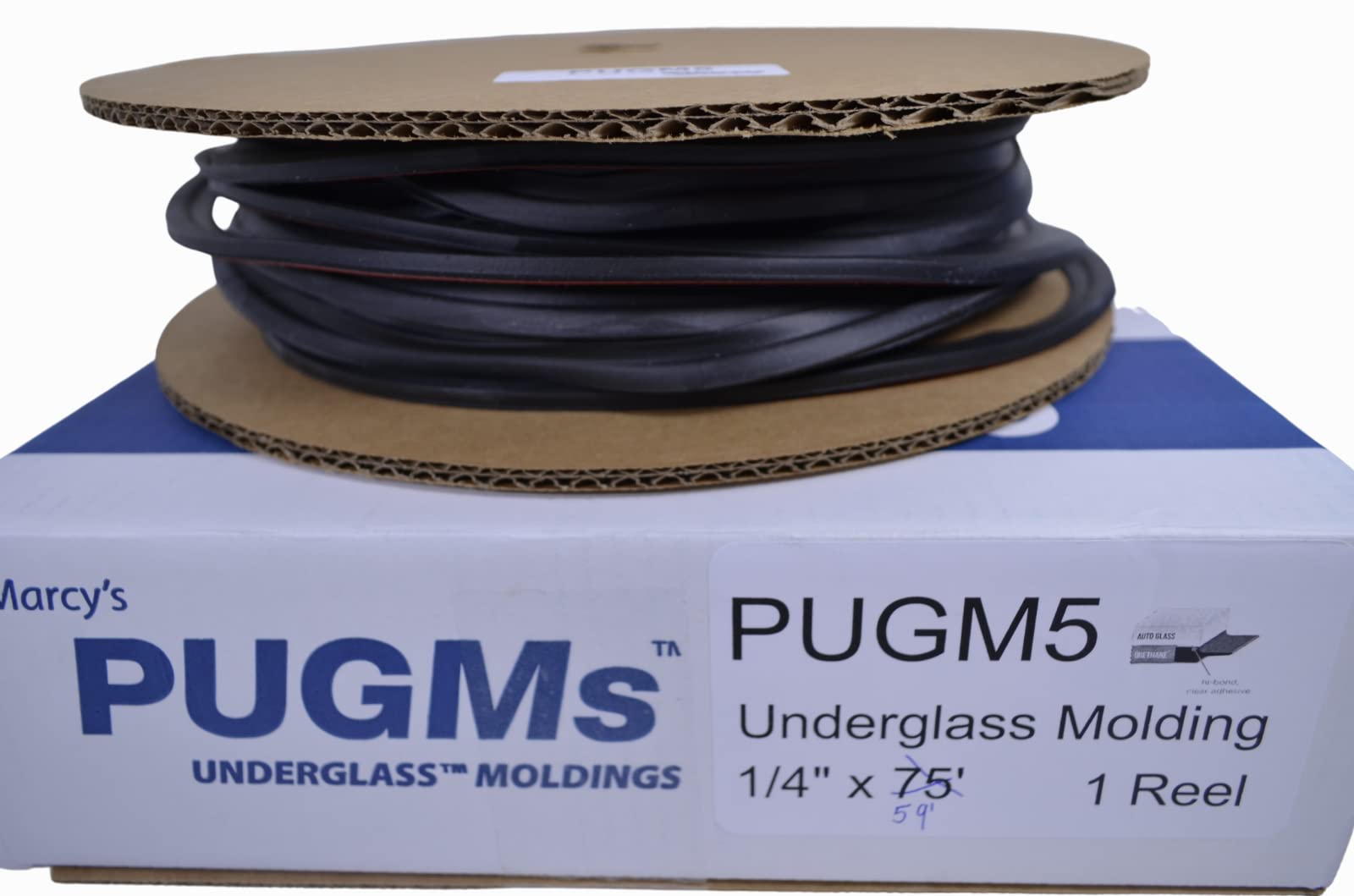 Underglass Reveal Moldings 6mm (Single Extrusion), Firm Sponge (75')