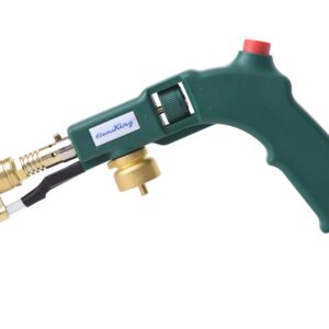 Flame King Propane & Mapp Gas Blow Torch 27,000 BTU w/Self-Igniter for Searing, Soldering and as Fire Starter