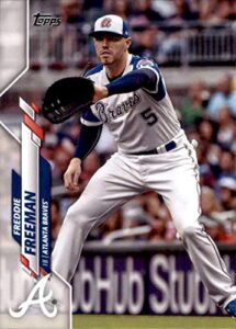 2020 topps #549 freddie freeman nm-mt atlanta braves baseball