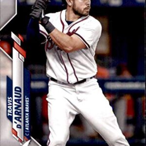 2020 Topps #436 Travis d'Arnaud NM-MT Atlanta Braves Baseball