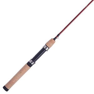 berkley 5’6” cherrywood hd spinning rod, spinning rod, 2-6lb line rating, light rod power, fast action, 1/16-1/4 oz. lure rating, red