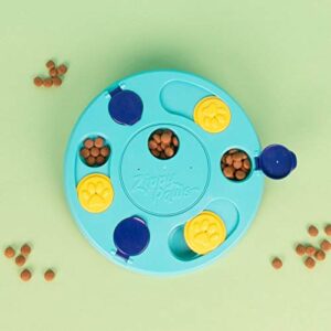 ZippyPaws - SmartyPaws - Puzzler Dog Toy - 3 in 1 Interactive Dog Toy Puzzle, Teaches Problem Solving Skills, Teal