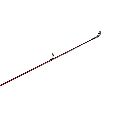 Berkley 7’ Cherrywood HD Casting Rod, One Piece Spinning Rod, 10-20lb Line Rating, Medium Heavy Rod Power, Fast Action, 1/4-1 oz. Lure Rating, Red