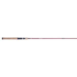 Berkley 6’6” Cherrywood HD Casting Rod, One Piece Spinning Rod, 8-17lb Line Rating, Medium Rod Power, Fast Action, 1/4-3/4 oz. Lure Rating, Red