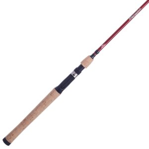 Berkley 6’6” Cherrywood HD Casting Rod, One Piece Spinning Rod, 8-17lb Line Rating, Medium Rod Power, Fast Action, 1/4-3/4 oz. Lure Rating, Red