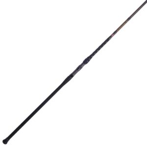 penn 11’ battalion ii surf conventional casting rod, 2 piece graphite composite fishing rod, black/gold