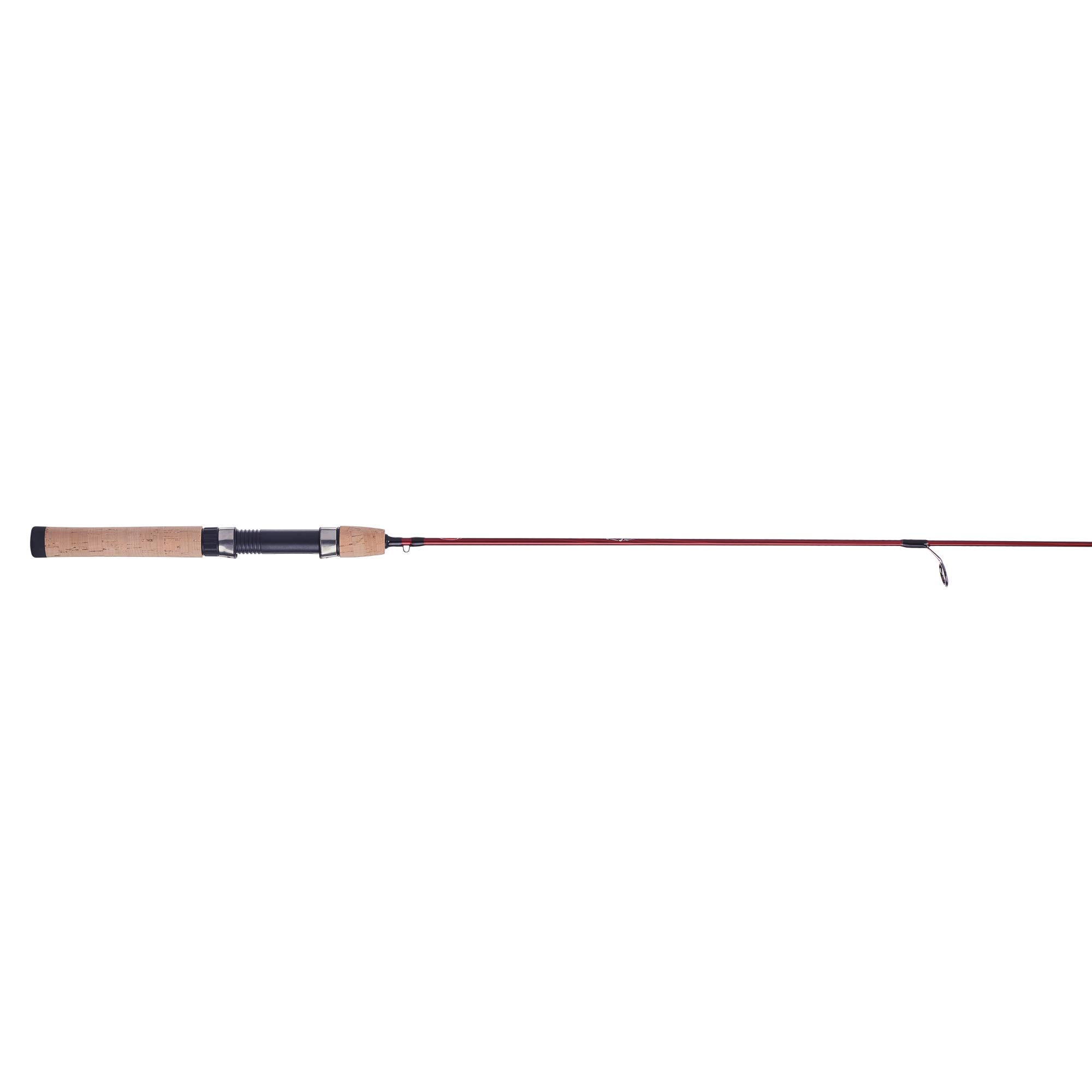 Berkley 5’ Cherrywood HD Spinning Rod, One Piece Spinning Rod, 1-4lb Line Rating, Ultra Light Rod Power, Fast Action, 1/32-1/8 oz. Lure Rating,Red