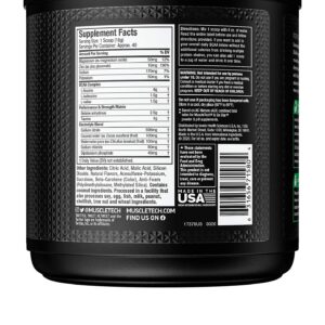 BCAA Amino Acids + Electrolyte Powder, MuscleTech Amino Build, 7g of BCAAs + Electrolytes, Support Muscle Recovery, Build Lean Muscle & Boost Endurance, Tropical Twist (40 Servings)