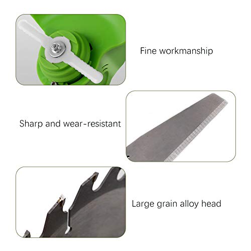 MOCOHANA5 Pack Grass Trimmer Blade Heads Replacements Lawn Mower Brush Cutter Blades Weed Wacker Eater Blade Heads 24 Teeth Blade & Stainless Steel Blade & 3pcs Plastic Blades