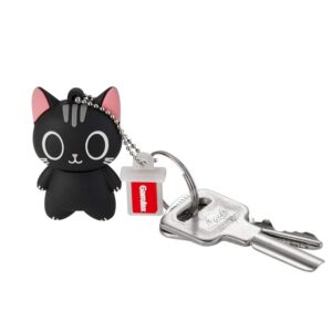 GARRULAX USB Flash Drive, 8GB / 16GB / 32GB / 64GB USB2.0 Cute Shape USB Memory Stick Date Storage Pendrive Thumb Drives Gift(64GB,Big Eye Cat)