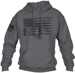 vdnerjg mens hoodies long sleeve american flag graphic drawstring hooded pullover sweatshirts grey