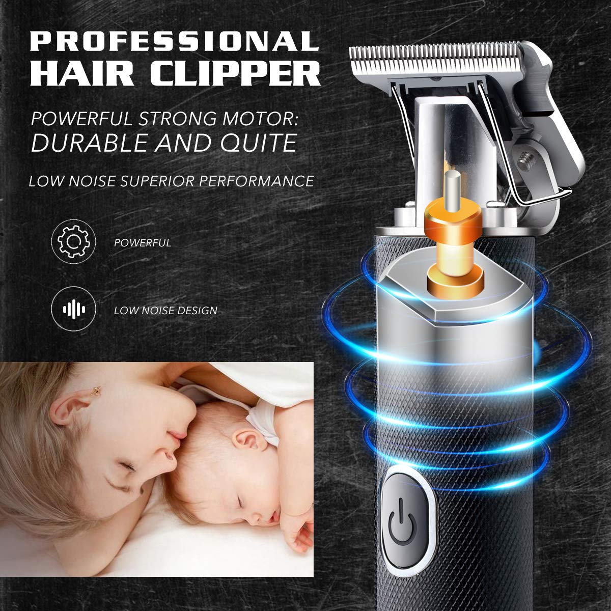 Clippers,Shavers and Trimmer for Men,Sharp Blade -0mm Zero Gapped Trimmer,Hair and Beard Trimmers for Goatee,Barber Clippers Trimmer, Hair Clippers and Trimmer Rechargeable,Carving,Lightweight