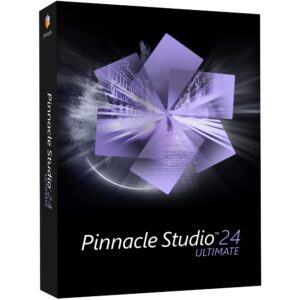 [old version] pinnacle studio 24 ultimate | advanced video editing and screen recording software [pc disc]