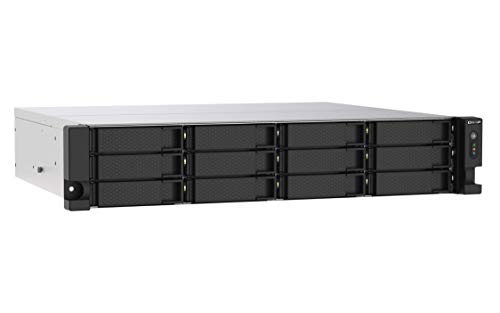 QNAP TS-1253DU-RP 12 Bay Rackmount NAS with Two 2.5GbE Ports, Redundant PSU