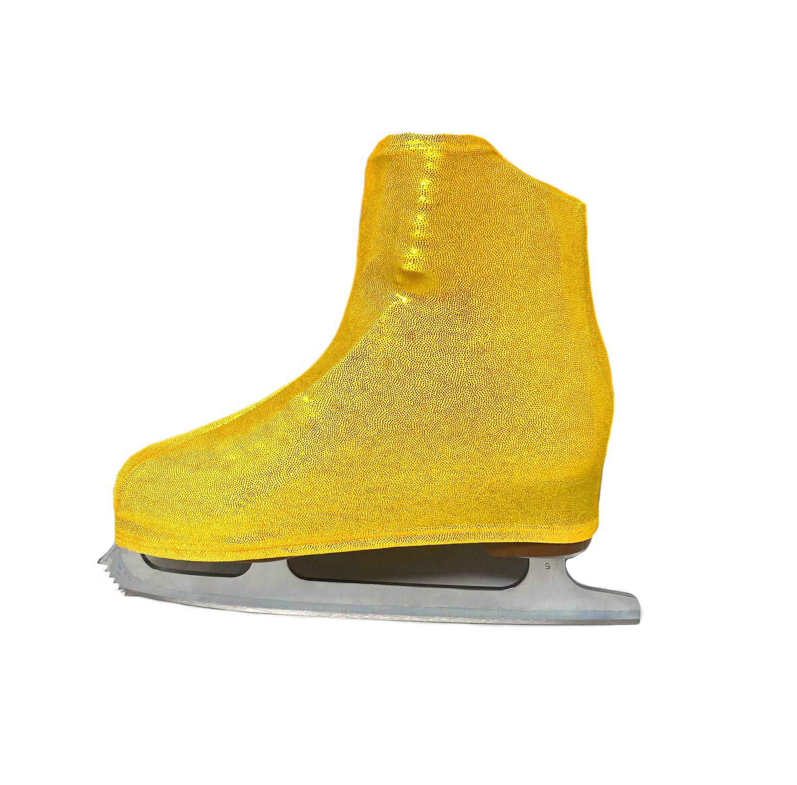 Kami-So Ice Skating Metallic Boot Covers Skatewear (Metalic Gold, Child)