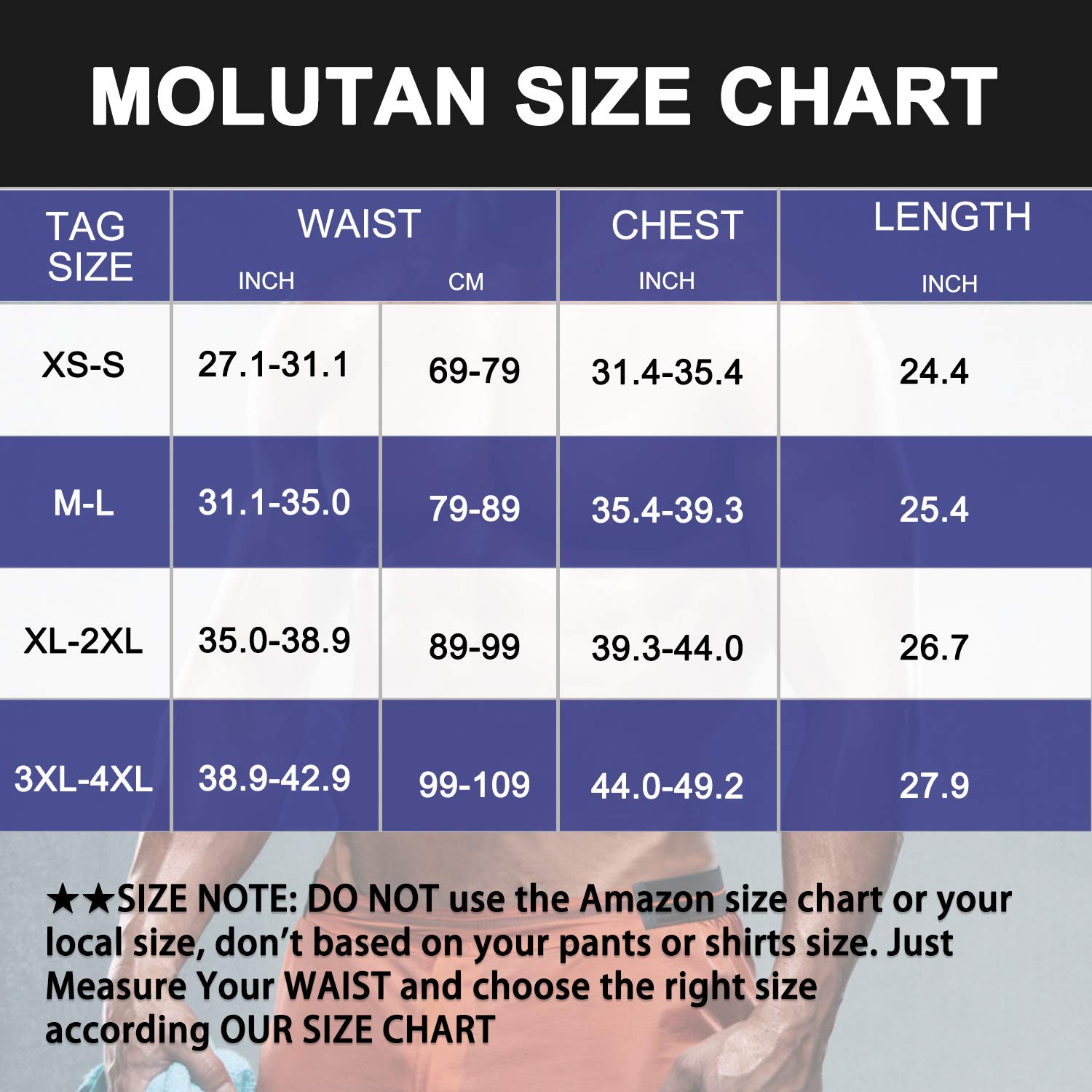 MOLUTAN Mens Compression Shirt Slimming Body Shaper Vest Sleeveless Waist Traner Workout Tank Top Tummy Control Shapewear (Black, tank, X-Large-XX-Large)