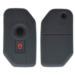autoxbert silicone full protect 2 button remote control key shell case fob cover skin holder for motorcycle f750gs f850gs k1600 k1600gtl r1200gs r1200gs lc adv r1250gs