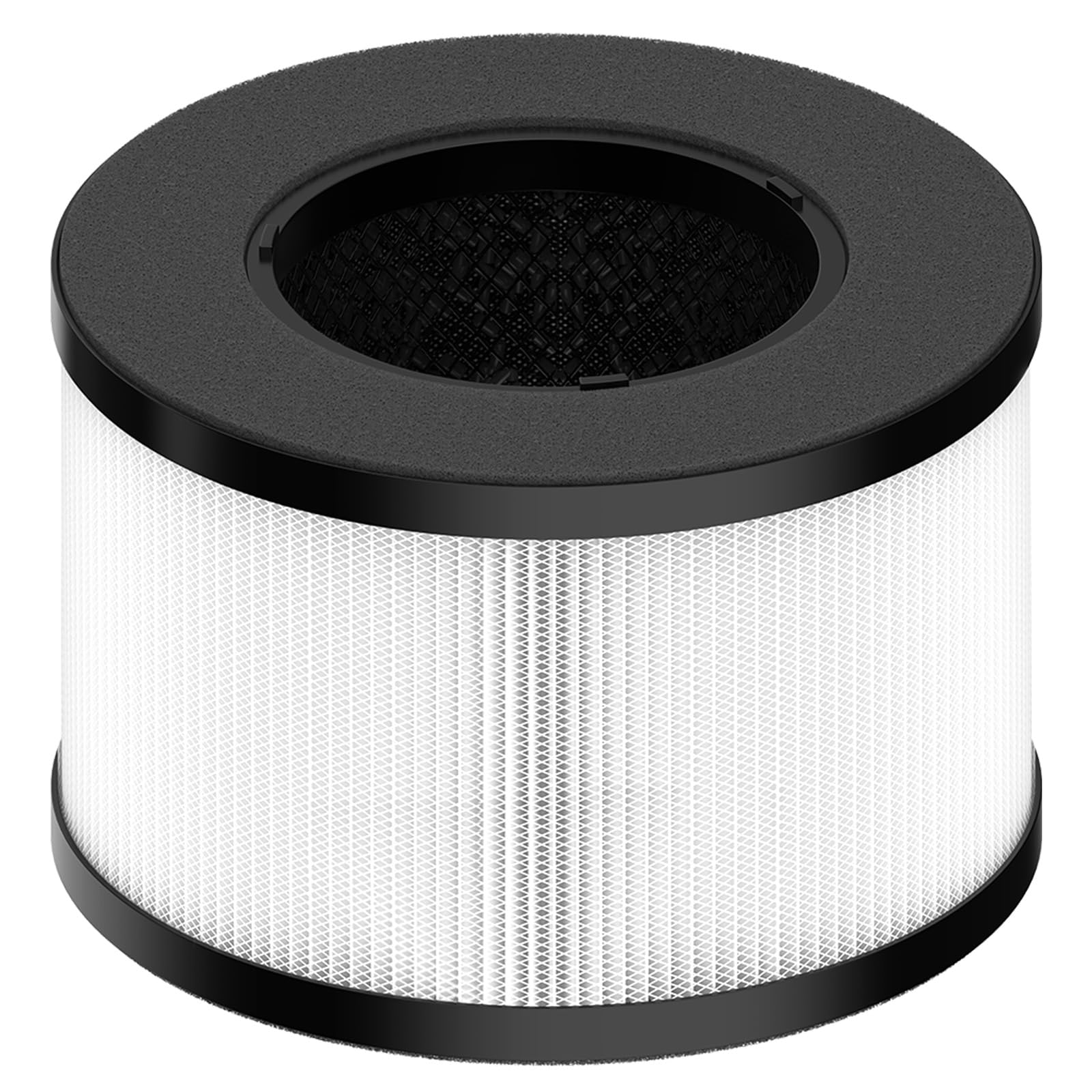 BS-03 True HEPA Replacement Filter Compatible for BS-03 PARTU and Slevoo HEPA Air Purifier with 3-in-1 Filtration System, 1 Pack