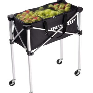 DUNLOP Unisex's 622543 Tennisball Foldable Teaching Carts for 250 Balls, Metal Grey/Black, One Size