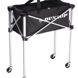 DUNLOP Unisex's 622543 Tennisball Foldable Teaching Carts for 250 Balls, Metal Grey/Black, One Size