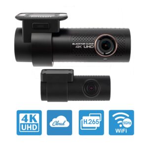 BlackVue DR900X-2CH with 64GB microSD Card | 4K UHD Cloud Dashcam | Built-in Wi-Fi, GPS, Parking Mode Voltage Monitor | LTE via Optional CM100 LTE Module