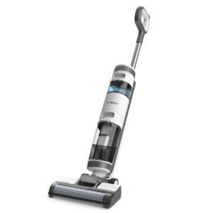 smart cordless wet dry vacuum 2-in-1 lightweight handheld vacuum cleaner floor washer great for sticky messes and pet hair