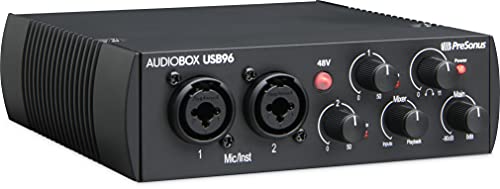 PreSonus AudioBox 96 25th Anniversary USB Audio Interface with Studio One Artist DAW Recording Software