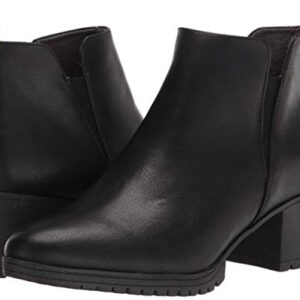 Dr. Scholl's Shoes womens London Ankle Boot, Black Smooth, 10 US