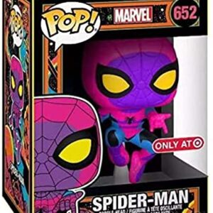 Funko Pop! Marvel: Blacklight Spider-Man Vinyl Figure Exclusive Black Light Edition Spiderman - Pop Only