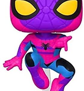 Funko Pop! Marvel: Blacklight Spider-Man Vinyl Figure Exclusive Black Light Edition Spiderman - Pop Only