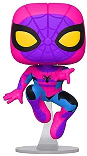 Funko Pop! Marvel: Blacklight Spider-Man Vinyl Figure Exclusive Black Light Edition Spiderman - Pop Only