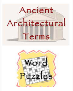 ancient architectural terms word puzzles