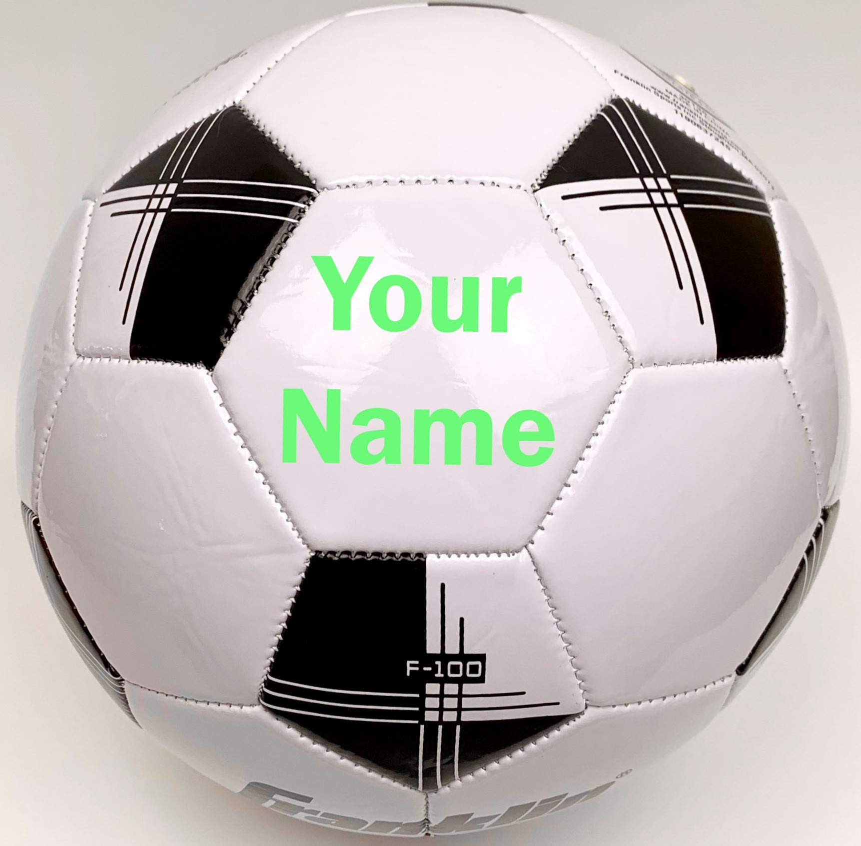 BASKETBALL KINGDOM Customized Personalized Soccer Ball Sizes 3 4 and 5 (Size 5 (Ages Over 12))