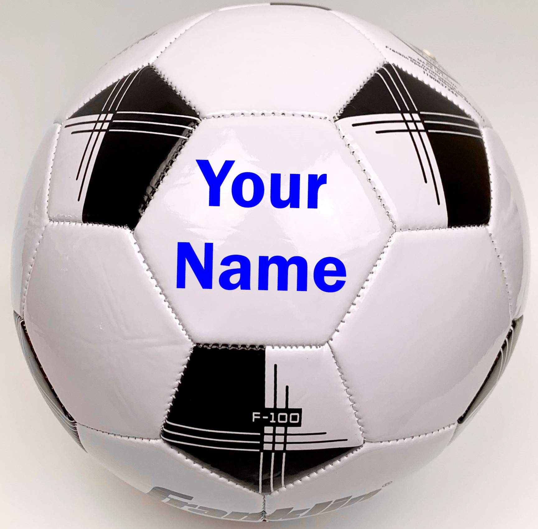 BASKETBALL KINGDOM Customized Personalized Soccer Ball Sizes 3 4 and 5 (Size 5 (Ages Over 12))