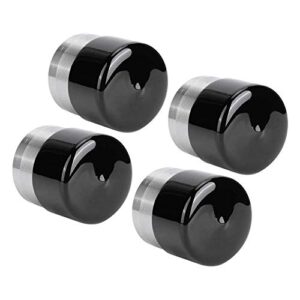 Estink Trailer, Set of 4 Stainless Steel Wheel Hub Bearing Buddies Center Caps Protector with 1.98inch Diameter for Boat RV