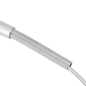 EGT K type Thermocouple 1/8 NPT Thread Thermocouple Temperature Sensor K Type Thermocouple Probe with Exposed Tip and Connector 1M