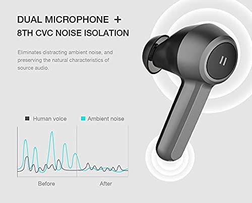 Spracht Zum Truly Wireless Bluetooth 5 Stereo Earbuds, Black (Zum-BT-TWS-2)