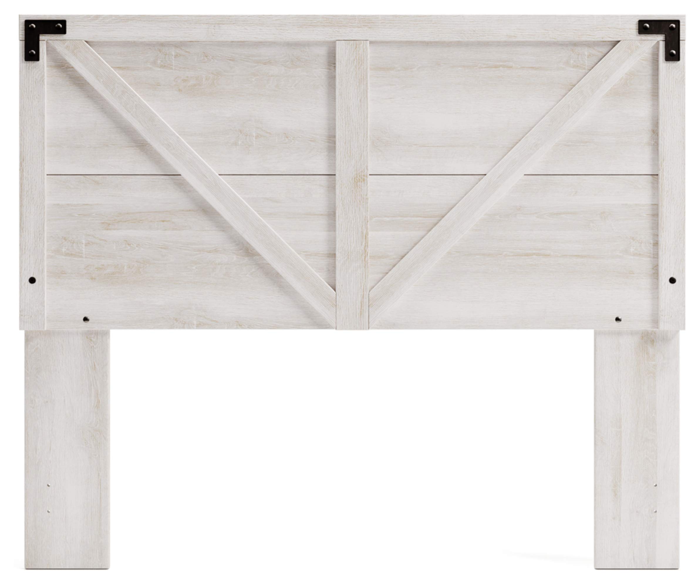 Signature Design by Ashley Shawburn Modern Farmhouse Headboard, Queen, Whitewash