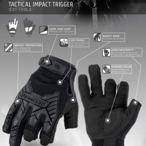 Ironclad IEXT-FRIBLK-04-L Tactical Framer Impact Black, Large