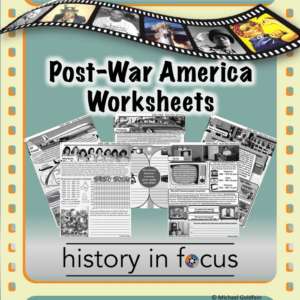 post-war america worksheets