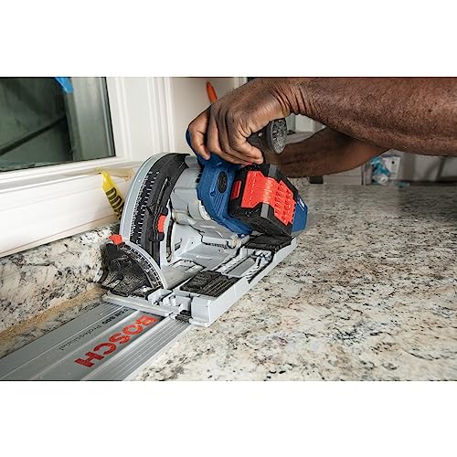 BOSCH GKT18V-20GCL14 PROFACTOR™ 18V Connected-Ready 5-1/2 In. Track Saw Kit with (1) CORE18V® 8 Ah High Power Battery