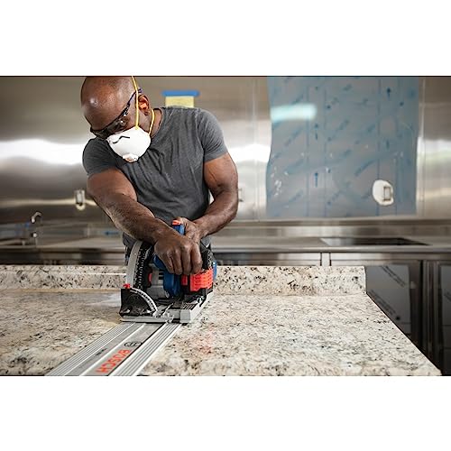 BOSCH GKT18V-20GCL14 PROFACTOR™ 18V Connected-Ready 5-1/2 In. Track Saw Kit with (1) CORE18V® 8 Ah High Power Battery