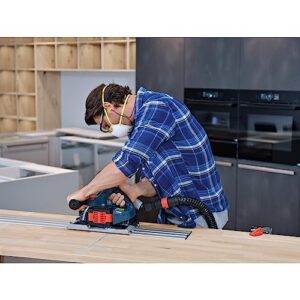 BOSCH GKT18V-20GCL14 PROFACTOR™ 18V Connected-Ready 5-1/2 In. Track Saw Kit with (1) CORE18V® 8 Ah High Power Battery