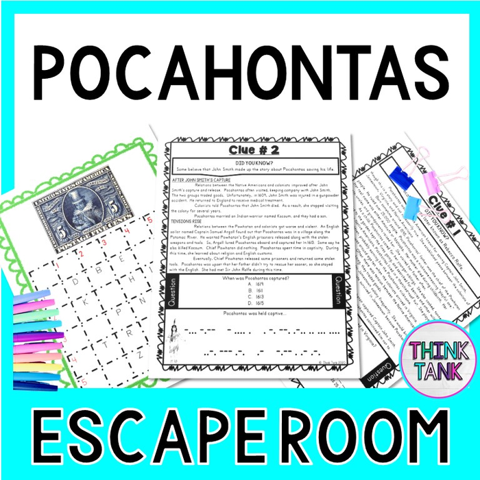 Pocahontas Escape Room - Colonial America