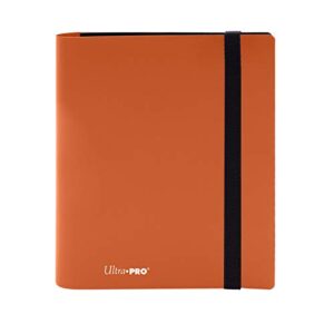 ultra pro e-15382 eclipse 4 pocket pro binder-pumpkin orange