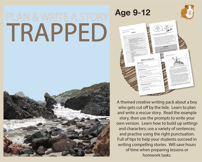 Plan And Write A Story Called 'Trapped' (9-12 years)