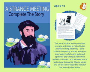 a strange meeting: complete the story (9-13 years)