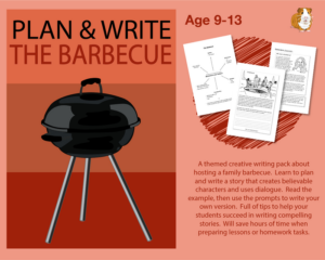 plan and write a story called 'the barbecue' (9-12 years)