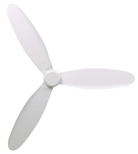 Lucci Air 21287001 Radar DC Ceiling Fan, 52 Inch, White with White Blades