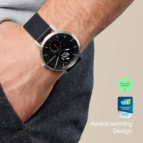 Withings Scanwatch - Smart watch & Activity Tracker: Heart Monitor, Sleep Tracker, Smart Notifications, Step Counter, Waterproof with 30-Day Battery Life, Android & apple smart phone compatible, GPS